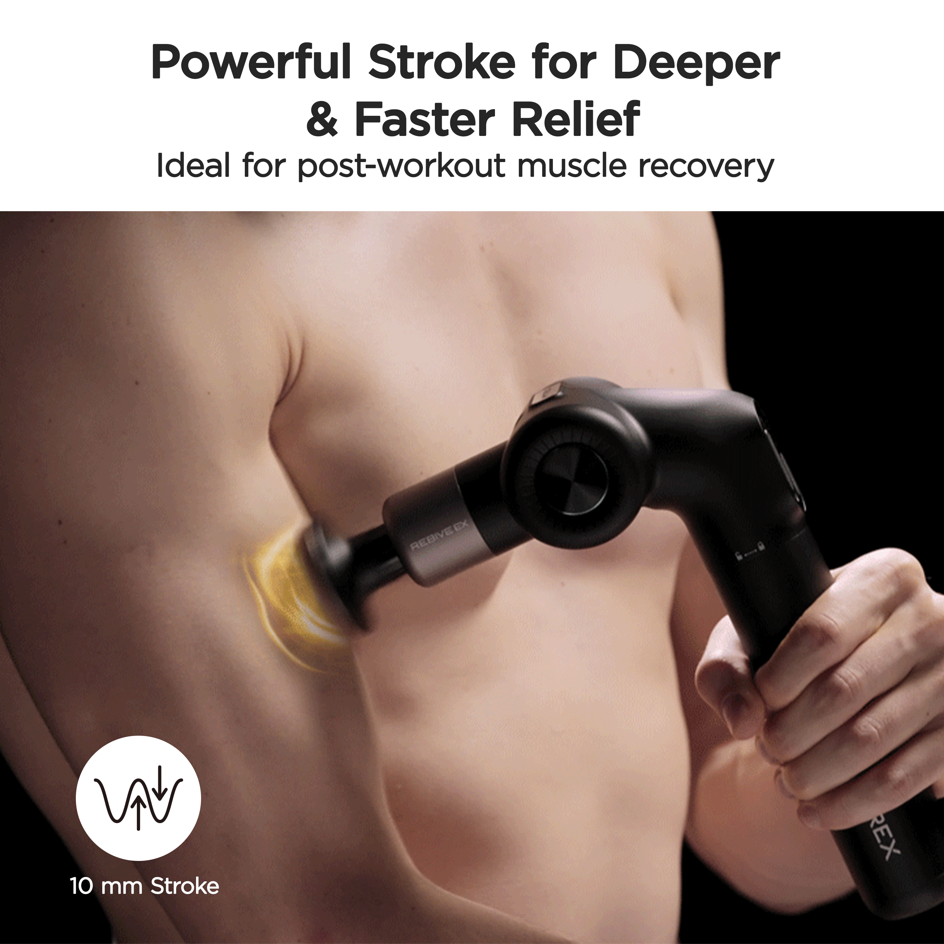 Rebive Ex Pro Foldable Massage Gun